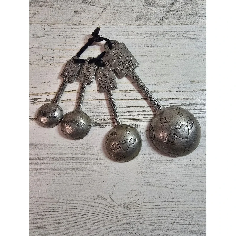 Angel Star Metal Measuring Spoons Set 4 Whimsical‎ Inspirational Kitchen Decor